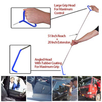 22 pcs emergency tools for car door opening with pull cord