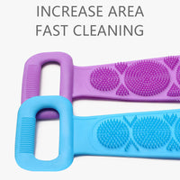 Body Scrubber Brushes Silicone  For Shower 2-Pcs