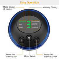 Rechargeable EMS Foot Massage Pad with Adjustable 6Modes and 9Intensities