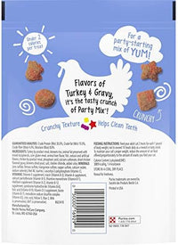 Friskies Party Mix Crunch Gravy-Licious Turkey & Gravy Cat Treats (Pack of 2)