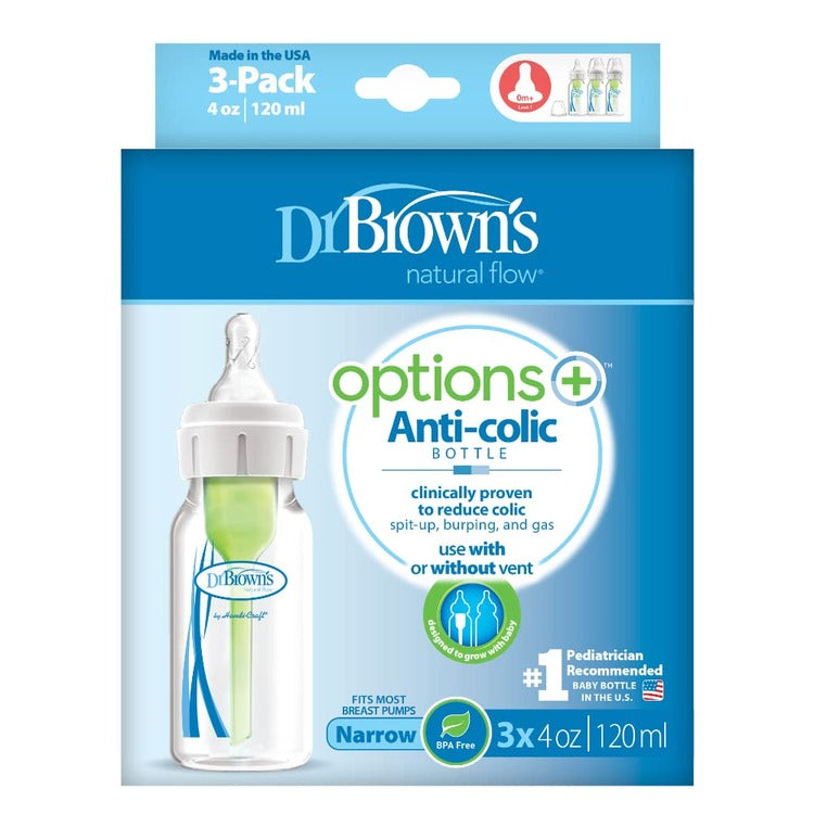 Dr. Brown's Options Narrow Bottle, 3 Count