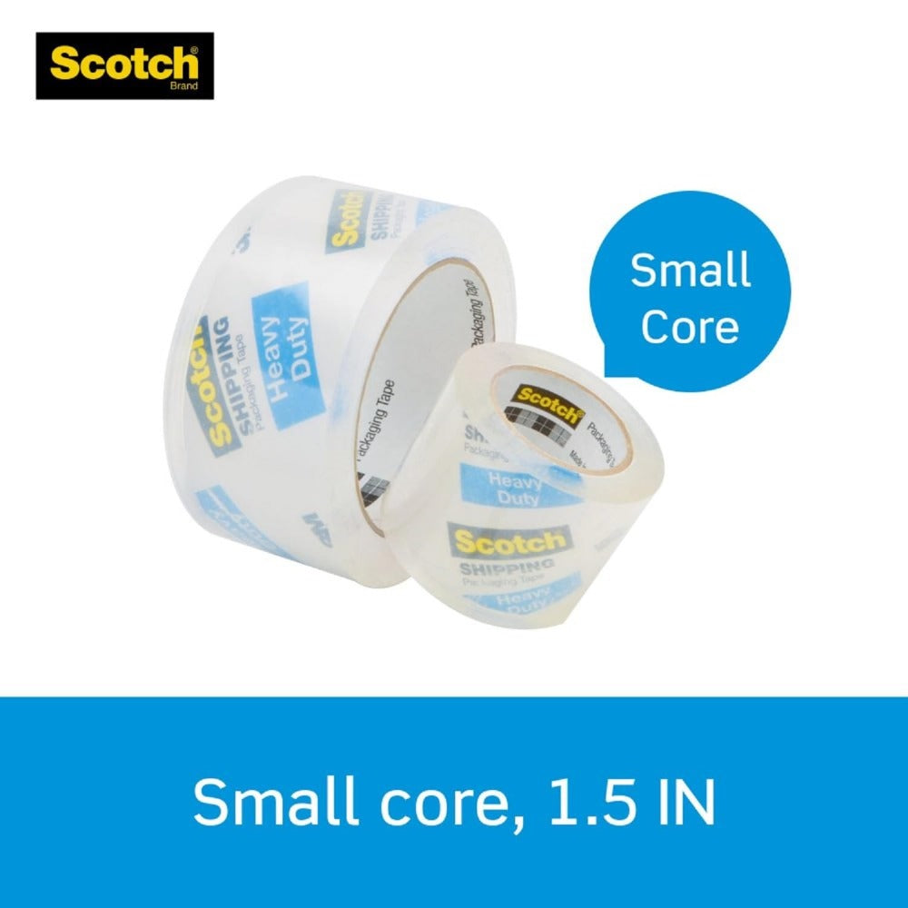 Scotch Heavy Duty Packing Tape 6 Rolls with Dispenser