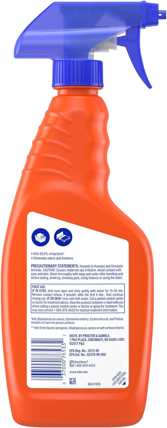 Tide Antibacterial Fabric Spray 22 oz 1 pk