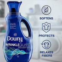 Downy Wrinkleguard Liquid Fabric Softener & Conditioner, Fresh, 48 Fl Oz.