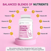 Dr. Berg Natural Prenatal MultiVitamins for Women - 60 Capsules