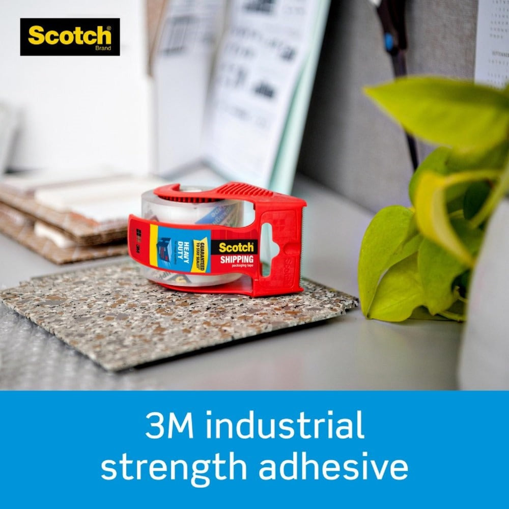 Scotch Heavy Duty Packing Tape 6 Rolls with Dispenser