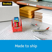 Scotch Heavy Duty Packing Tape 6 Rolls with Dispenser