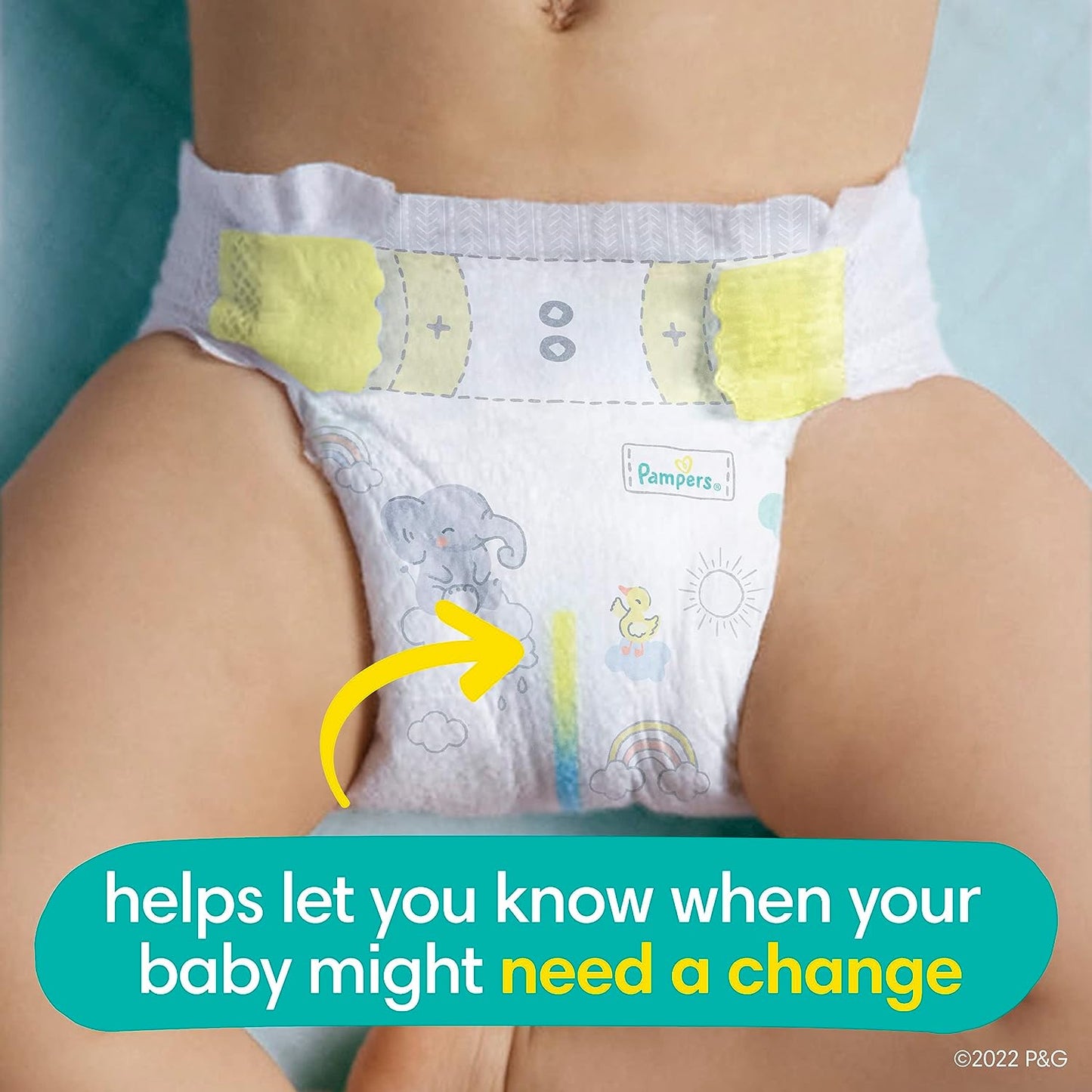 Pampers Swaddlers Diapers Newborn - Size 0, 31 Count