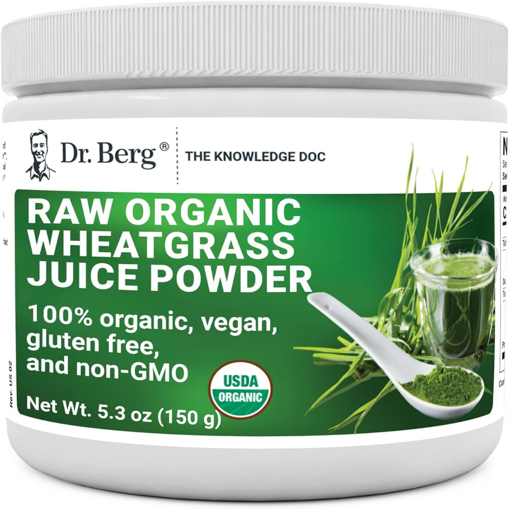 Dr. Berg Organic Wheatgrass Powder - 60 Servings