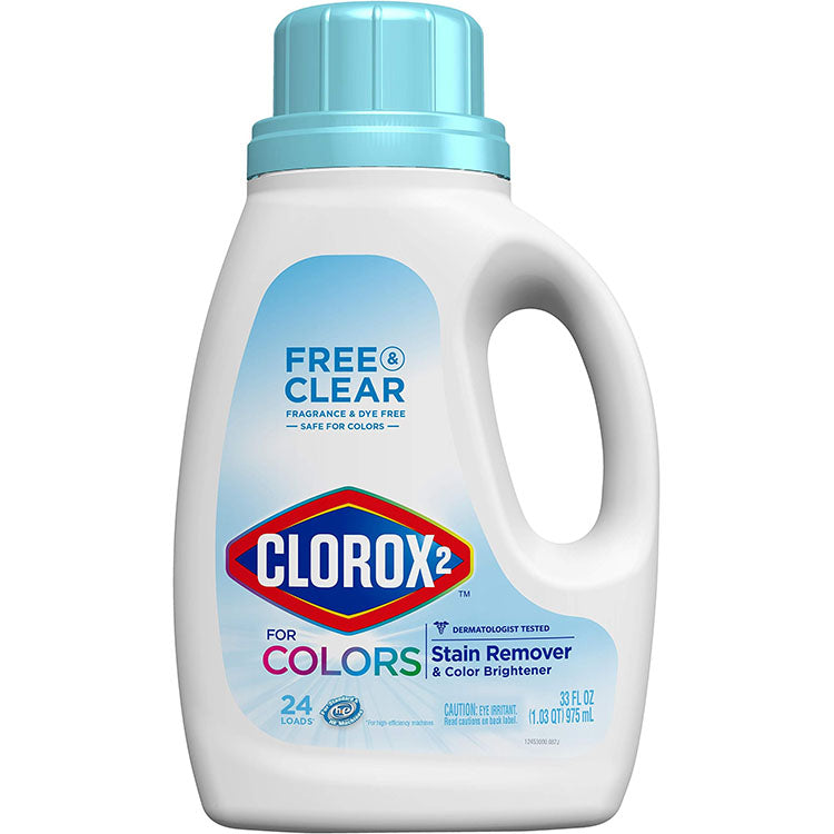 Clorox 2 Colors Unscented Liquid 33 Ounces