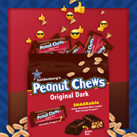 Goldenberg's Peanut Chews Original Dark 10.5 oz. Bag