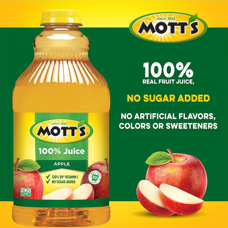 Mott's 100% Original Apple Juice, 64 fl oz bottle