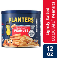 Planters Cocktail Peanuts Lightly Salted 12 oz