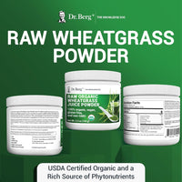 Dr. Berg Organic Wheatgrass Powder - 60 Servings