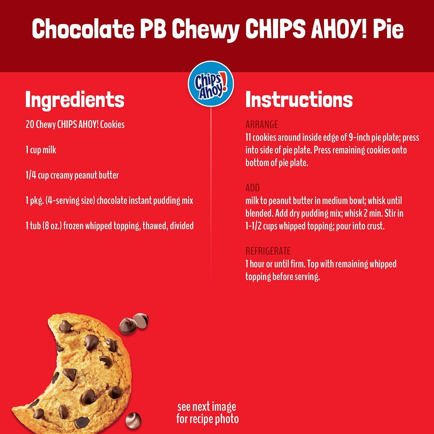 CHIPS AHOY! Chewy Chocolate Chip Cookies Delicious Treats Family Size 19.5 oz