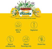 Ricola Lemon Mint Throat Drops, 24 Count