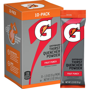 Gatorade G Powder Mixed Fruit 10 Count