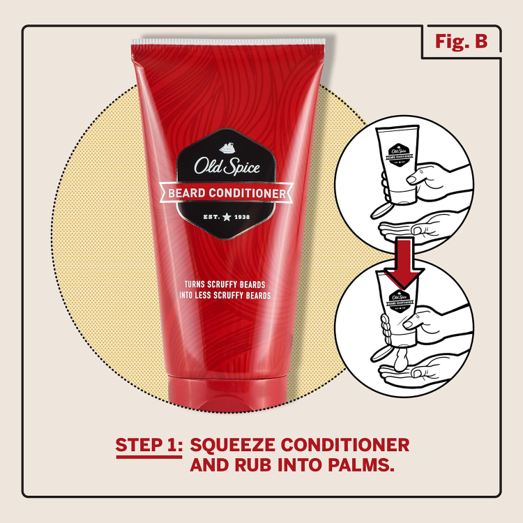 Old Spice Beard Leave In Conditioner for Men, 5 Fl Oz