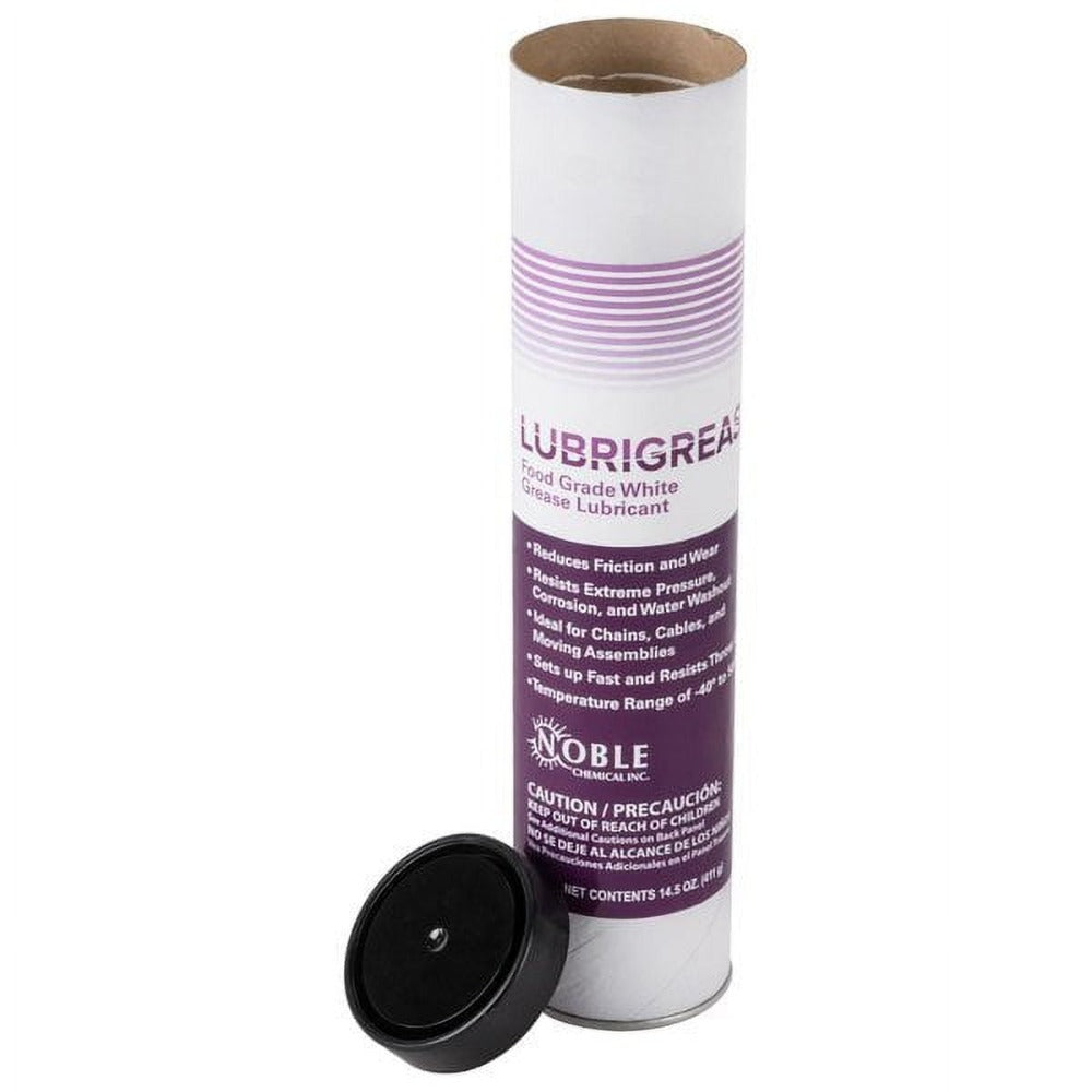 Noble Chemical Lubri Grease Food Grade White Grease Cartridge 14.5 oz