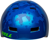 Child Multisport Helmet Blue Camo Lightweight Gear for Kids 5+