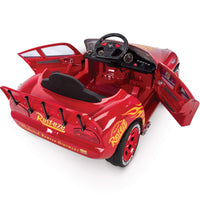 Ride-On Lightning McQueen with Flashing Lights and Traction Tires for Kids 3+