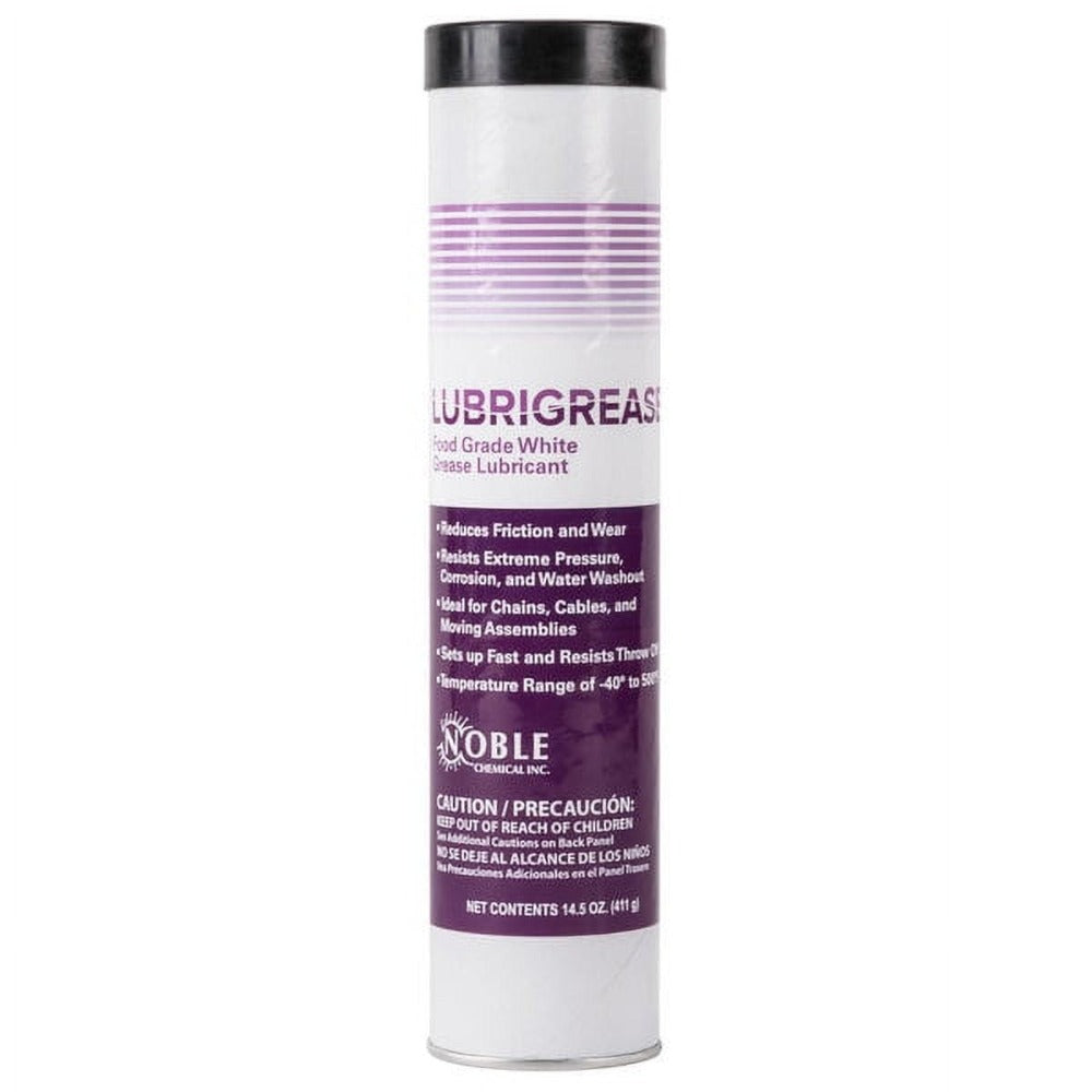 Noble Chemical Lubri Grease Food Grade White Grease Cartridge 14.5 oz