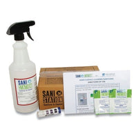 San Jamar Sani Station Cleaner Kit with Spray Bottle & Test Strips