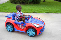 Ride-On Spider-Man 6-Volt with Light and Sound for Kids 3+