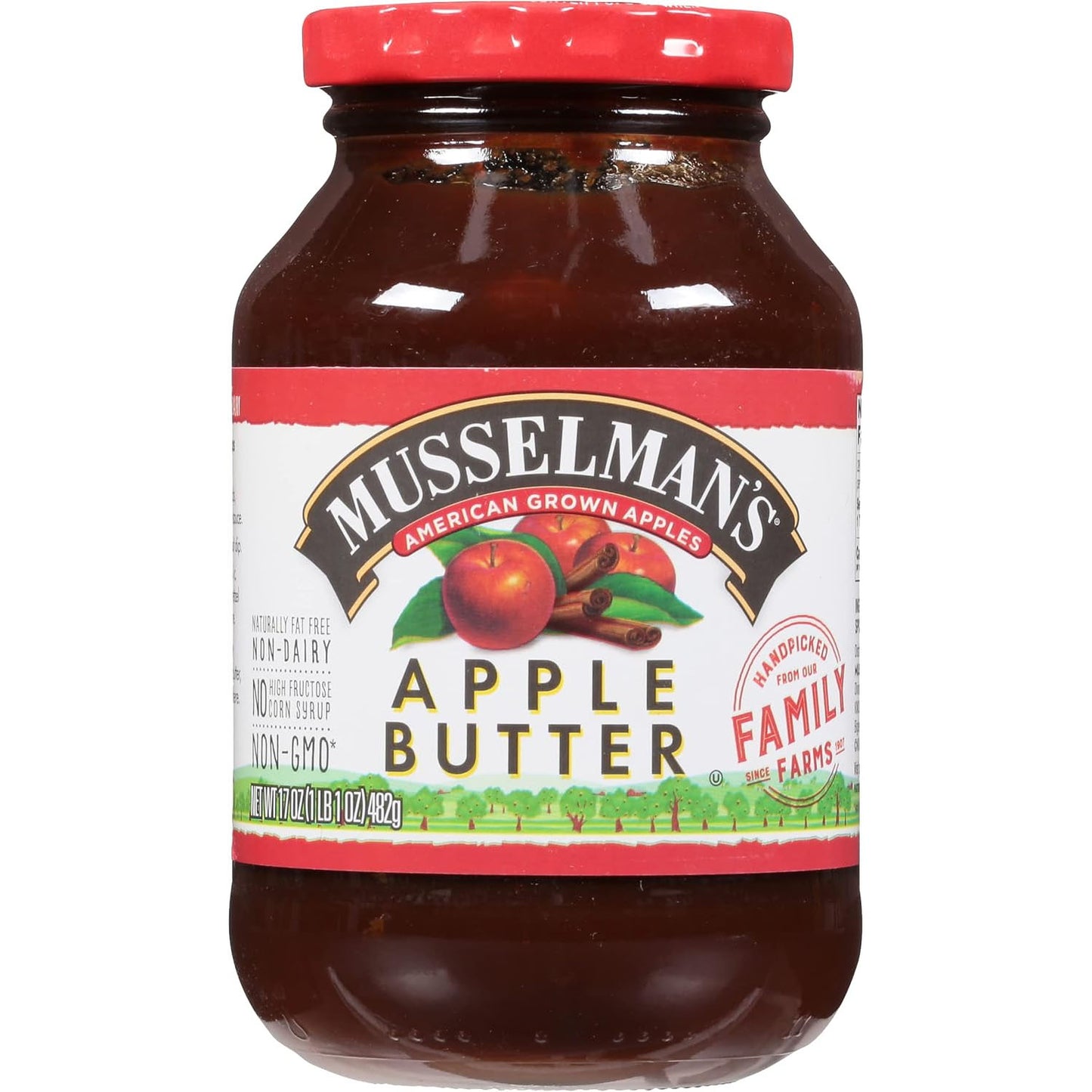 Musselmans Apple Butter 17 oz Jars (Pack of 3)