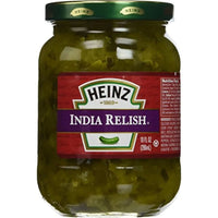 Heinz India Relish Crunchy and Flavorful 10 Oz Glass Jar (Pack of 3)