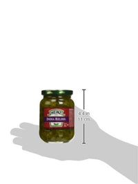 Heinz India Relish Crunchy and Flavorful 10 Oz Glass Jar (Pack of 3)