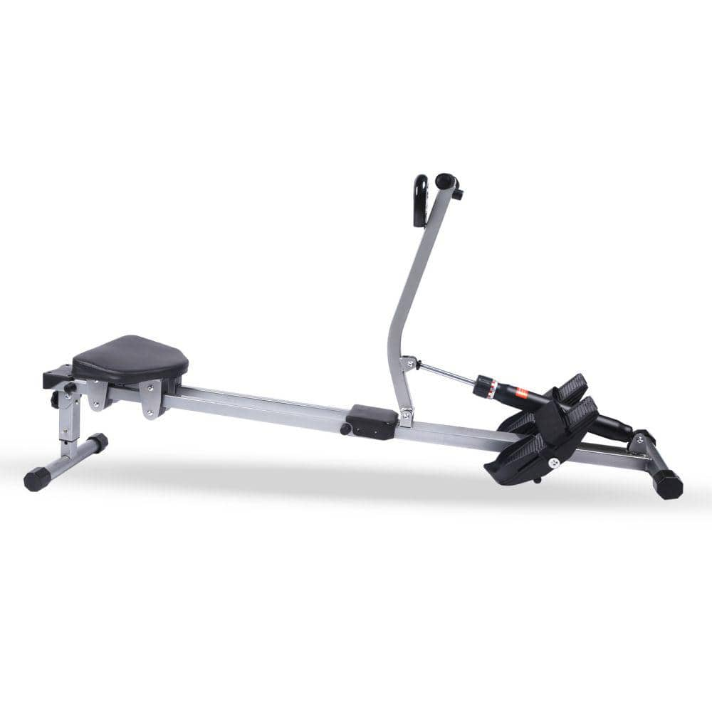 Rower Ergometer Fitness Machine 12 Levels of Adjustable Resistance and Digital Monitor