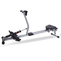 Rower Ergometer Fitness Machine 12 Levels of Adjustable Resistance and Digital Monitor