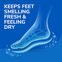 Dr. Scholl's Odor Free & Dry Comfort Insoles Unisex inserts 1-Pair