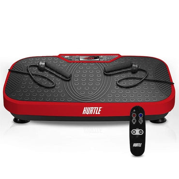 HURTLE Standing Vibration Fitness with Adjustable Speed Red