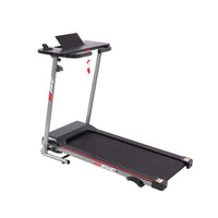 Foldable Electric Treadmill: Safety Key, LCD Display & Phone Holder 2.5 HP Black