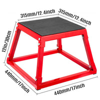 Plyometric Platform Box Red 12 in.