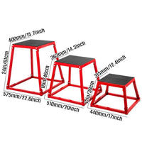 Fitness Exercise Jump Box Step for Cross-Fit & Conditioning-Red