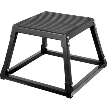 Plyometric Platform Jump Step Box Box 12 in-Black